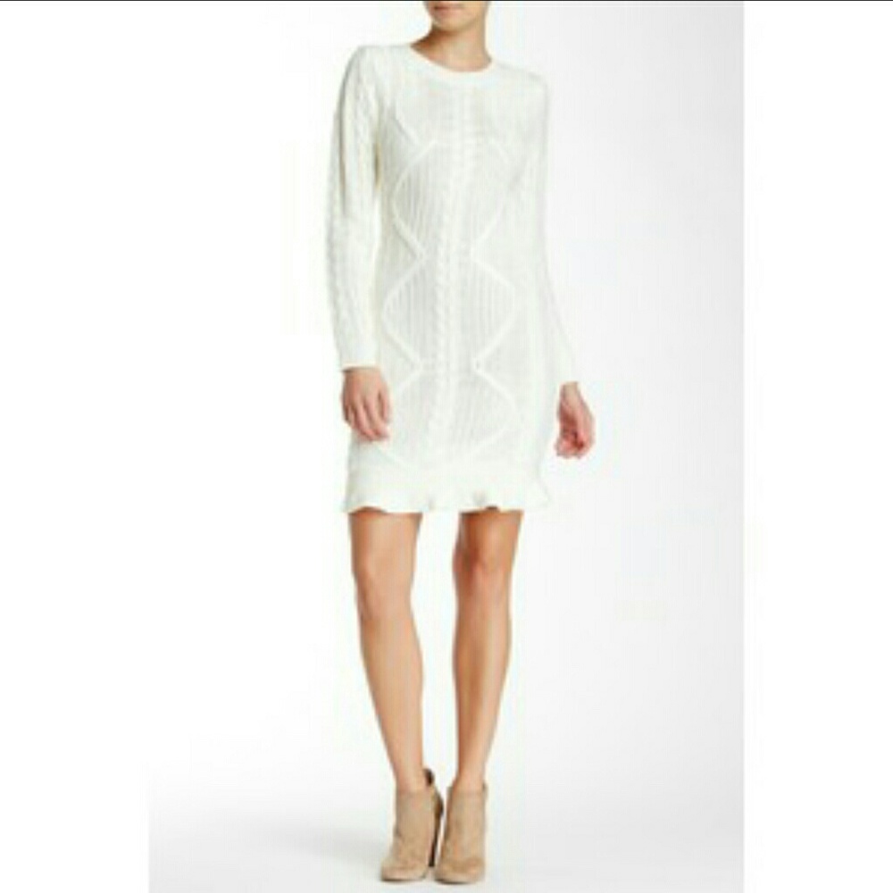 MOVING SALE! NWT. Tart cream/white sweater dress